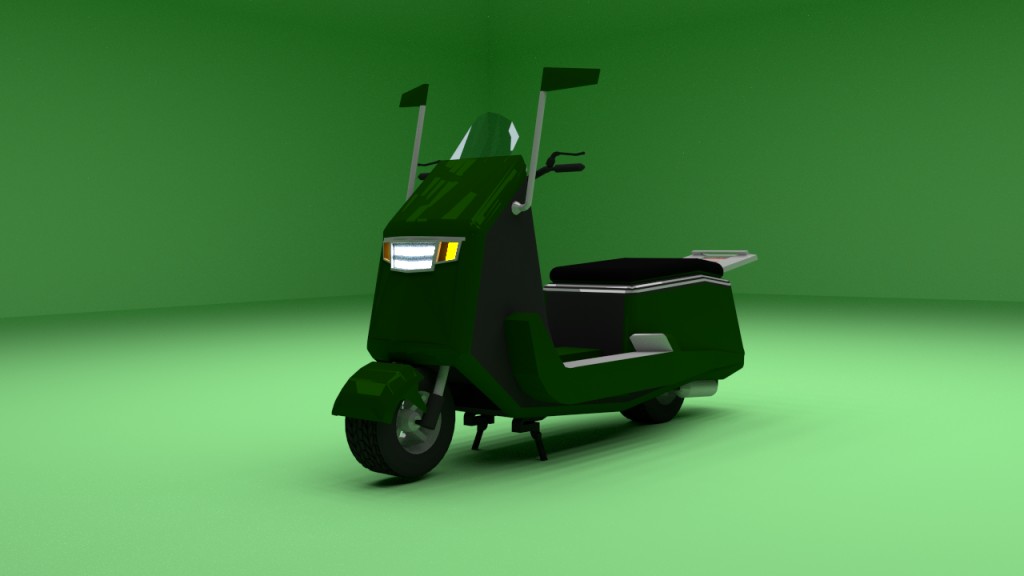 green scooter preview image 1